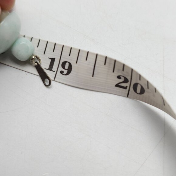 Vintage NOS Multi Strand Pastel Lucite Beaded Necklace 19" Pink White Green - Picture 5 of 5